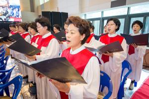  휘선동산 준공 감사예배