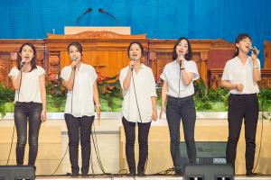  하계대성회 넷째날 저녁(저녁예배, 평강 가족 구속사노래 대회, 둘러보기)