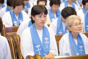  주일 3부 권사임직예배