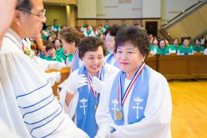  주일 3부 권사임직예배