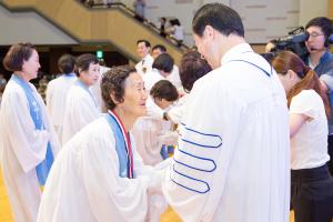  주일 3부 권사임직예배