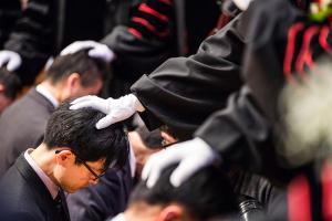  주일 3부 '장로장립, 안수집사임직예배'