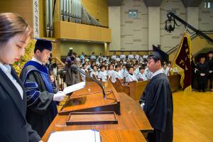  주일 제26기 기독사관학교 수료식