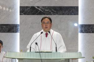  주일 부활절 세례예식