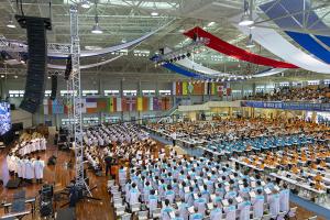  하계대성회 셋째날 평강의 날 감사예배 8권 영어판 출판 감사